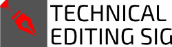 Technical Editing SIG logo, a Special Interest Group of STC.